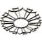 Ekena Millwork Augustus Architectural Grade PVC Pierced Medallion, 20"OD x 7"ID x 1/2"P, Antiqued Warm Silver CMPP20AUAWS - alternate 5
